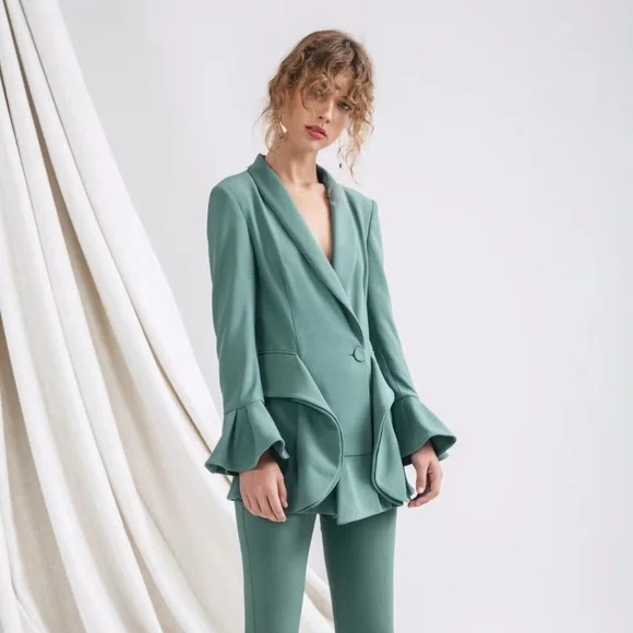 NWT C/MEO Collective Seafoam Blazer - Picture 2 of 4